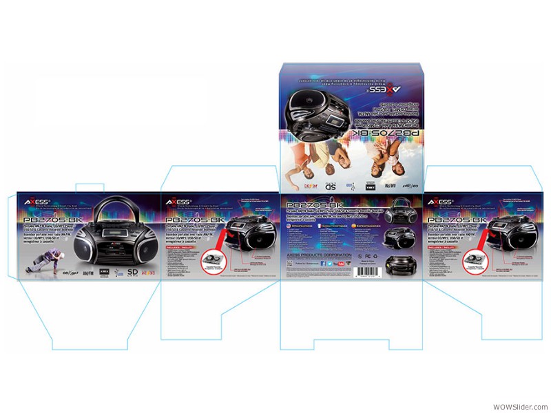 Axess PB2705 Boombox