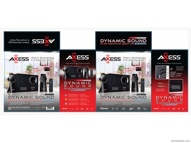 Axess MSBT3911 5.1 Shelf System